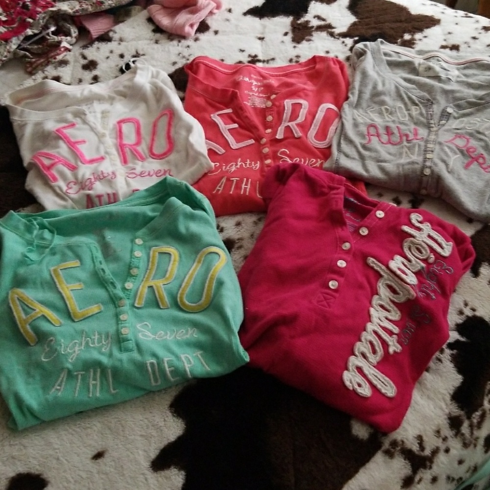 aeropostale long sleeve button ups